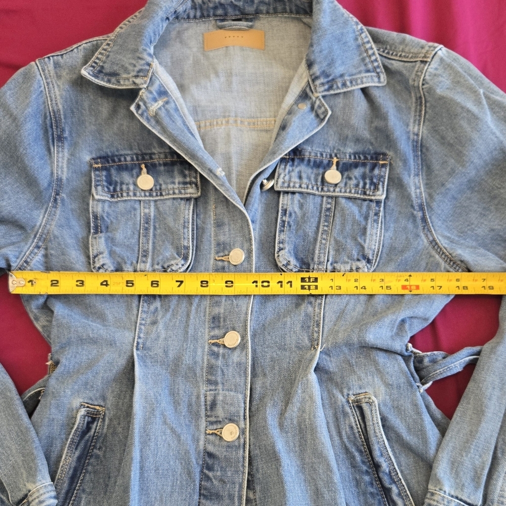 Blank NYC denim jacket with belt - Picture 8 of 8